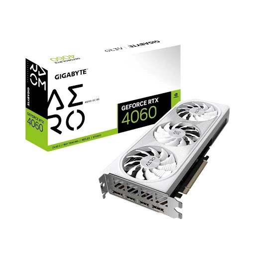 CARD MÀN HÌNH GIGABYTE GEFORCE RTX 4060 AERO OC 8G 8GB GDDR6