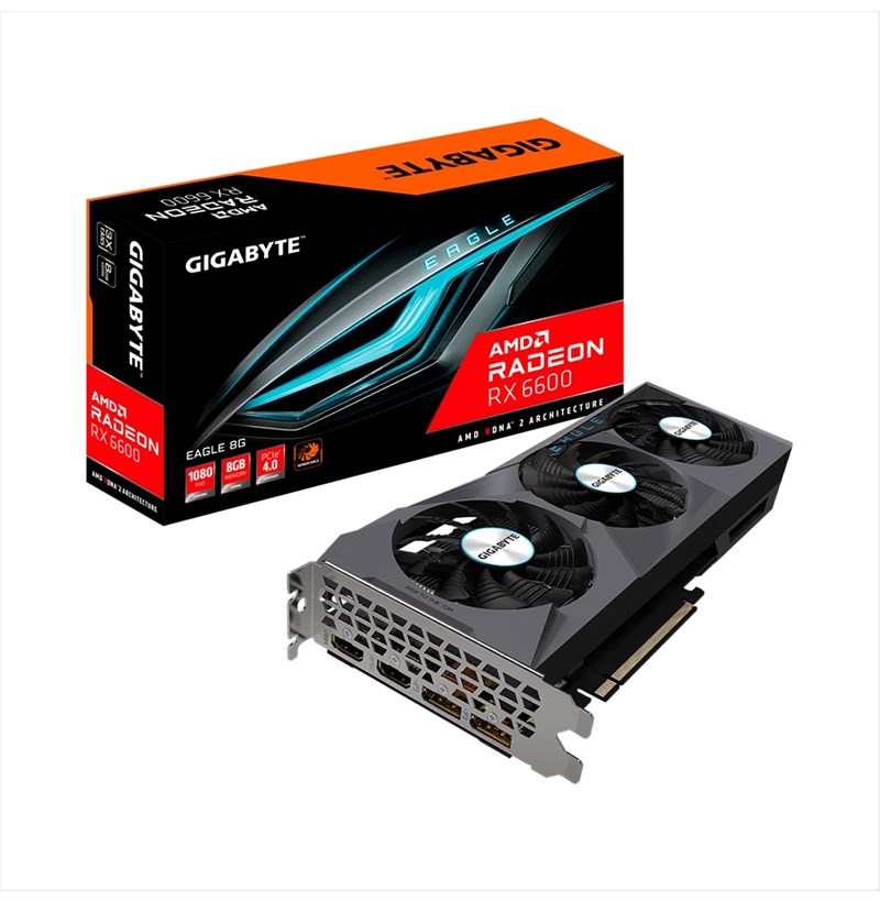CARD MÀN HÌNH GIGABYTE RADEON RX 6600 EAGLE 8G 8GB GDDR6