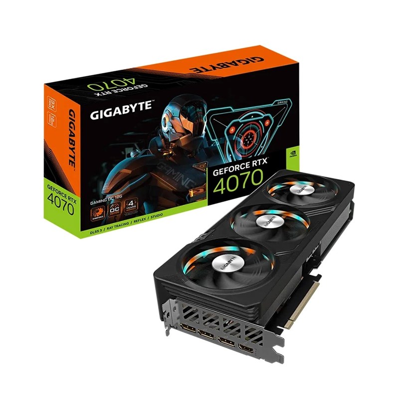 CARD MÀN HÌNH GIGABYTE RTX 4070 GAMING OC 12GB GDDR6X