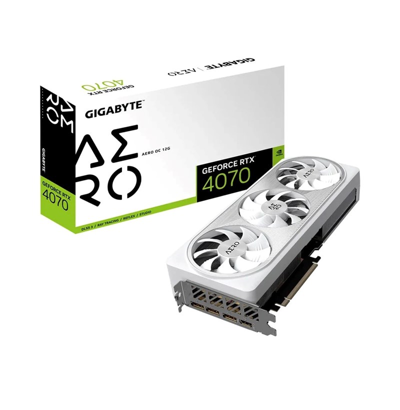 CARD MÀN HÌNH GIGABYTE RTX 4070 AERO OC 12GB GDDR6X