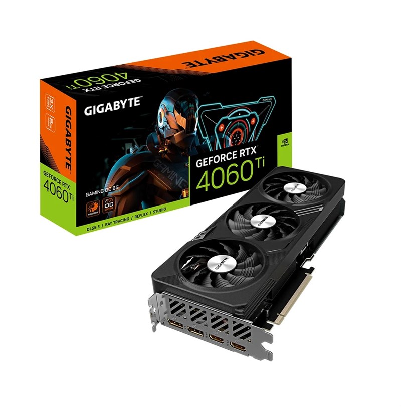 CARD MÀN HÌNH GIGABYTE GEFORCE RTX 4060 TI GAMING OC 8G 8GB GDDR6