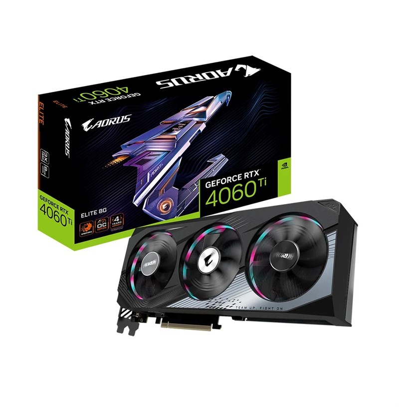 CARD MÀN HÌNH GIGABYTE AORUS GEFORCE RTX 4060 TI ELITE 8G 8GB GDDR