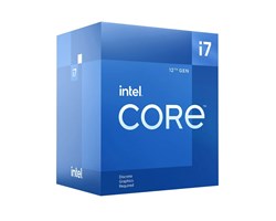 CPU INTEL CORE i7-12700F (12C/20T, 4.90 GHz, 25MB) - 1700