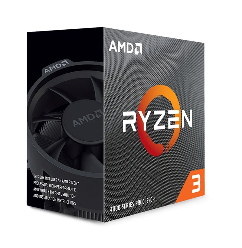 CPU AMD RYZEN 3 4100 BOX (4C/8T, 3.8 GHz - 4.0 GHz, 4MB) - AM4