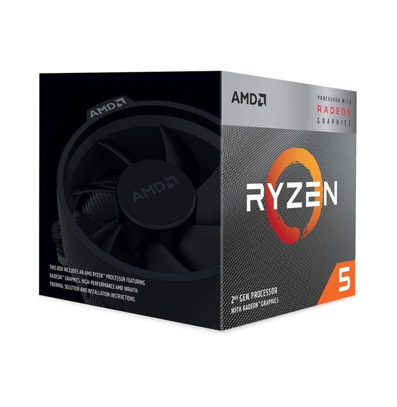 CPU AMD RYZEN 5 3400G (4C/8T, 3.7GHz - 4.2GHz, 4MB) - AM4