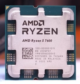 CPU AMD RYZEN 5 7600 (6C/12T, 3.8GHz - 5.1GHz, 32MB) - AM5