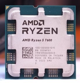 CPU AMD RYZEN 5 7600 (6C/12T, 3.8GHz - 5.1GHz, 32MB) - AM5