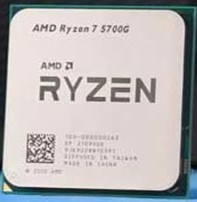 CPU AMD RYZEN 7 5700G (8C/16T, 3.8 GHz - 4.6 GHz, 4MB) - AM4