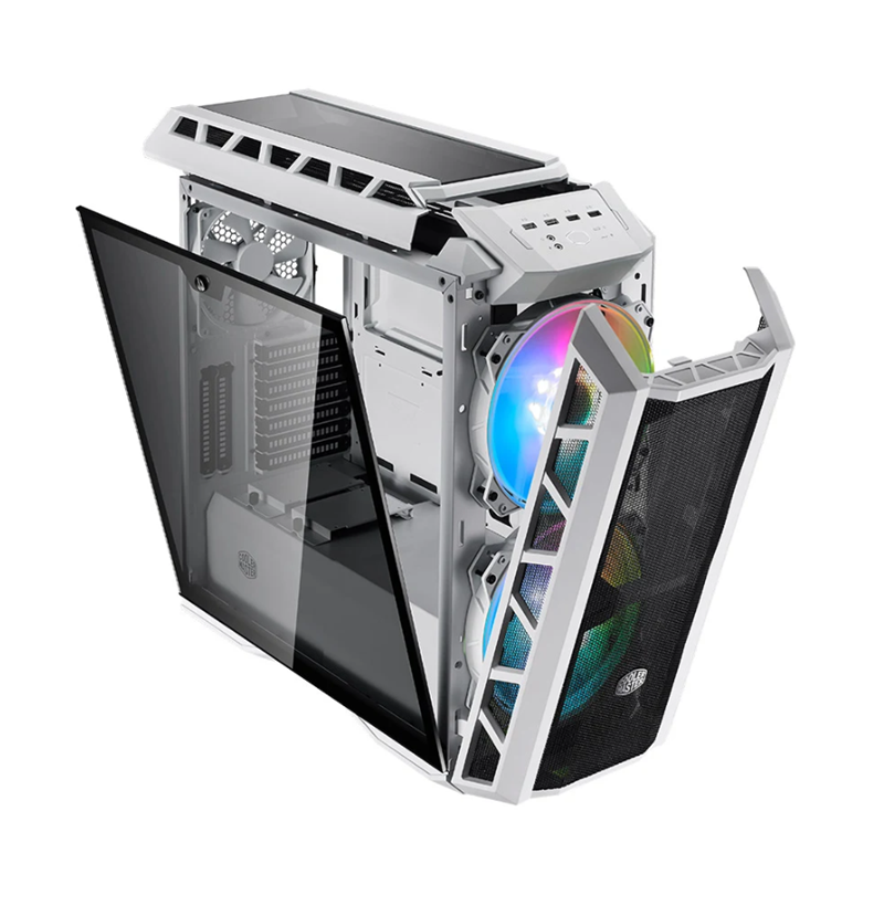 VỎ MÁY TÍNH COOLER MASTER MASTERCASE H500P TG MESH WHITE ARGB