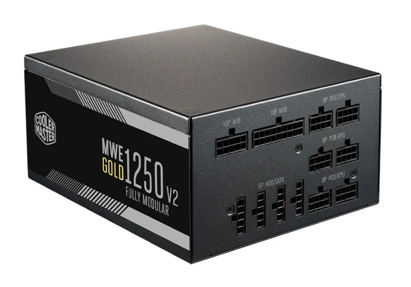 NGUỒN MÁY TÍNH COOLER MASTER MWE GOLD V2 FM 1250W 80 PLUS GOLD FULL MODULAR 