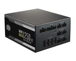 NGUỒN MÁY TÍNH COOLER MASTER MWE GOLD V2 FM 1250W 80 PLUS GOLD FULL MODULAR 