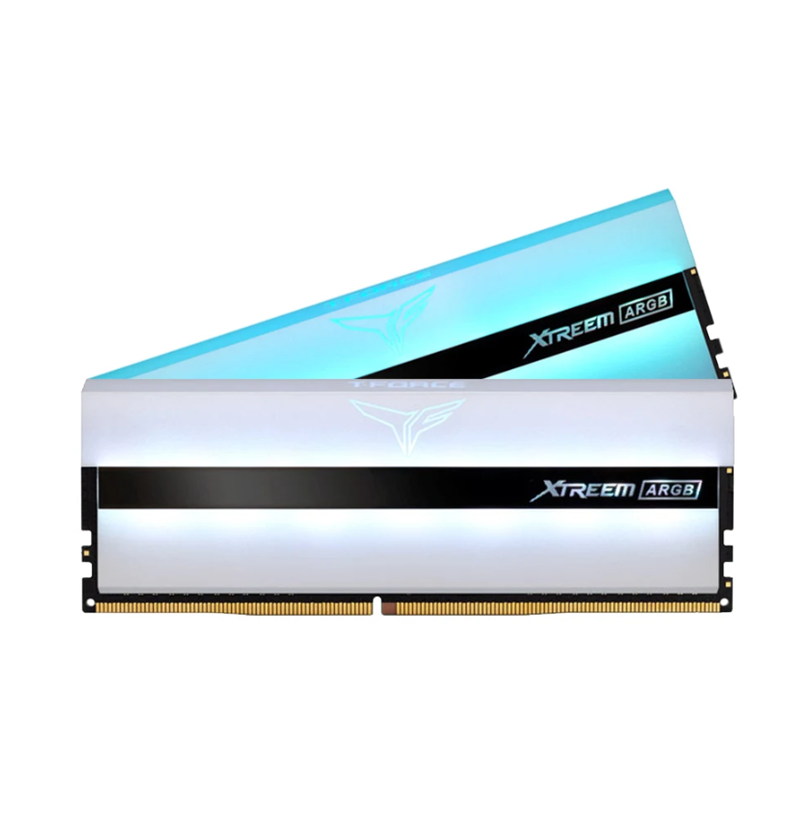 BỘ NHỚ MÁY TÍNH TEAM T-FORCE XTREEM WHITE ARGB 64GB (2 x 32GB) DDR4 3600MHz