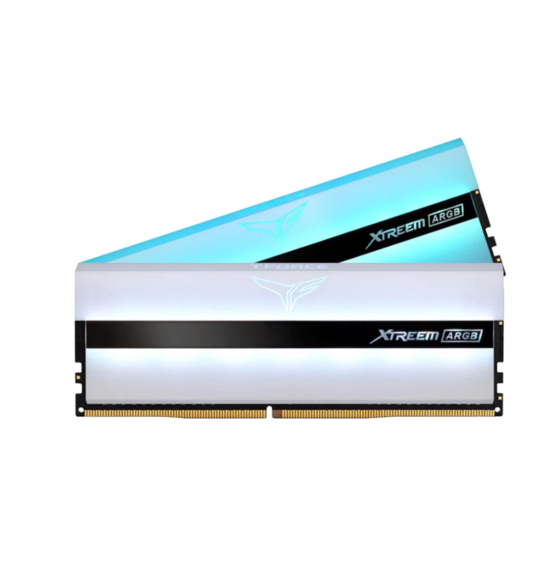 BỘ NHỚ MÁY TÍNH TEAM T-FORCE XTREEM WHITE ARGB 16GB (2 x 8GB) DDR4 3600MHz