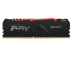 BỘ NHỚ MÁY TÍNH KINGSTON FURY BEAST RGB 16GB (2 X 8GB) DDR4 3600MHz