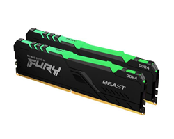BỘ NHỚ MÁY TÍNH KINGSTON FURY BEAST RGB 32GB (2 x 16GB) DDR4 3200MHz