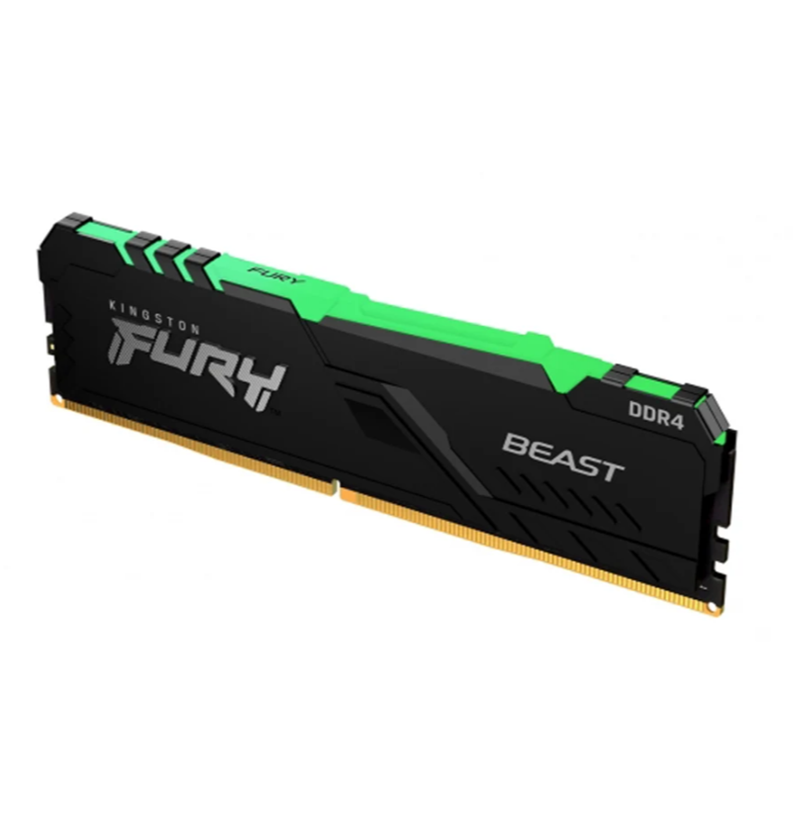 BỘ NHỚ MÁY TÍNH KINGSTON FURY BEAST RGB 16GB (2 x 8GB) DDR4 3200MHz