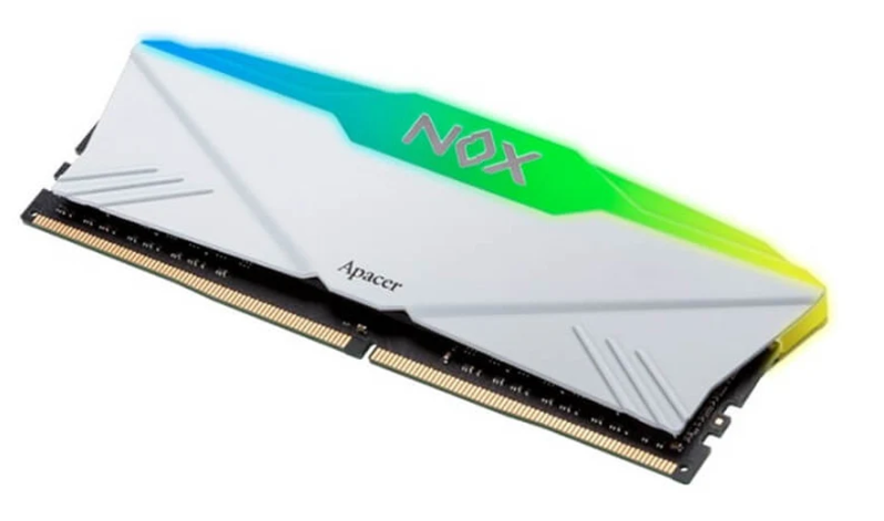 BỘ NHỚ MÁY TÍNH APACER DDR4 16G 3200 OC NOX RGB WHITE AURA 2 (1 x 16GB) DDR4 3200MHz