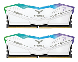 BỘ NHỚ MÁY TÍNH TEAM T-FORCE DELTA WHITE RGB 32GB (2 X 16GB) DDR5 5200MHz