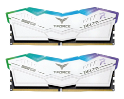 BỘ NHỚ MÁY TÍNH TEAM T-FORCE DELTA WHITE RGB 64GB (2 X 32GB) DDR5 5600MHz
