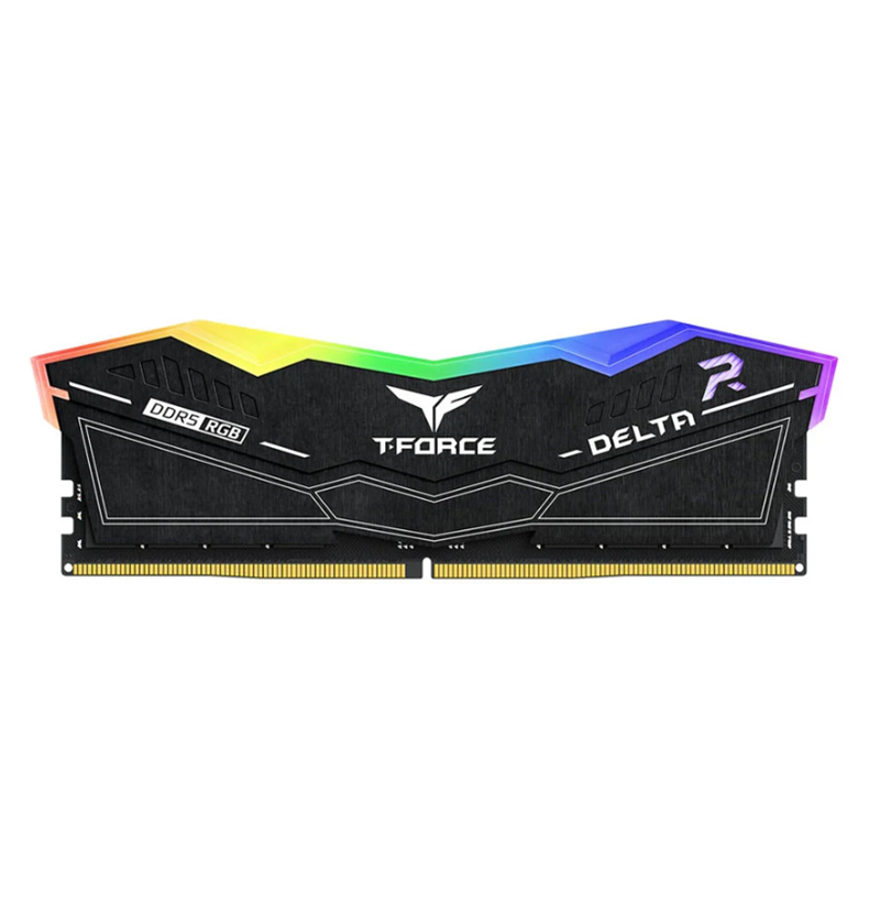 BỘ NHỚ MÁY TÍNH TEAM DELTA BLACK RGB 32GB (2 X 16GB) DDR5 6000MHz