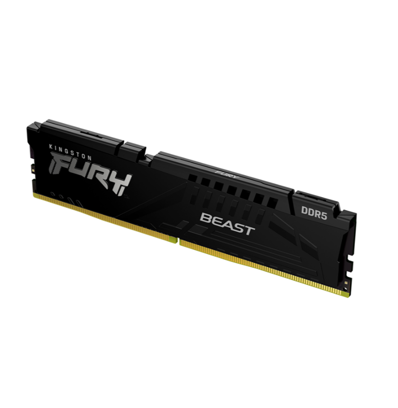 BỘ NHỚ MÁY TÍNH KINGSTON FURY BEAST BLACK 16GB (1x16GB) DDR5 4800MHz