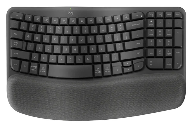BÀN PHÍM CÔNG THÁI HỌC KHÔNG DÂY LOGITECH WAVE KEYS
