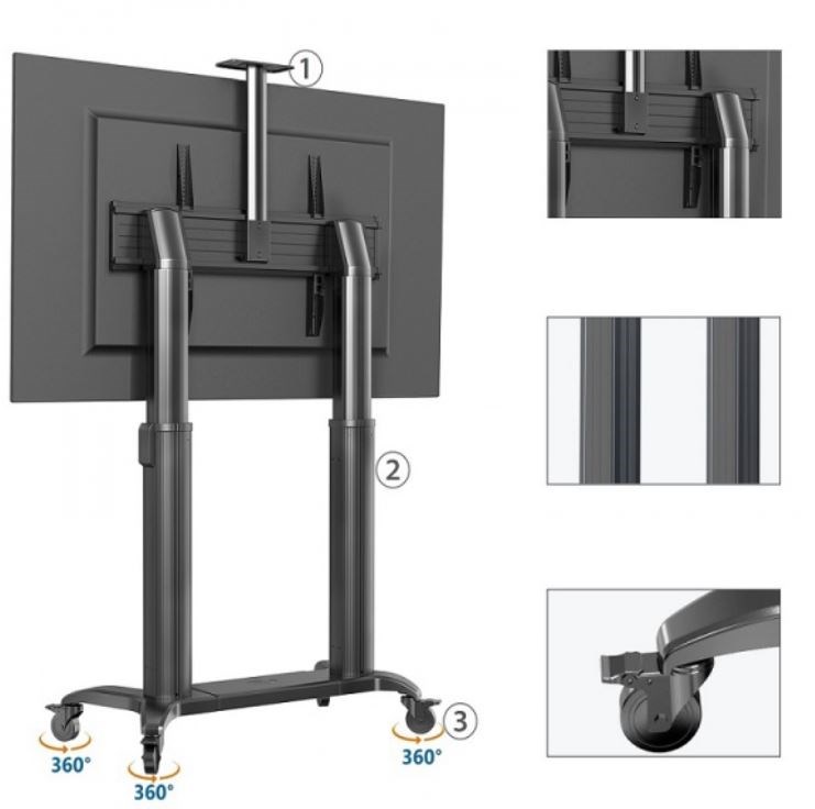 GIÁ TREO TIVI DI ĐỘNG REMOTE TW100